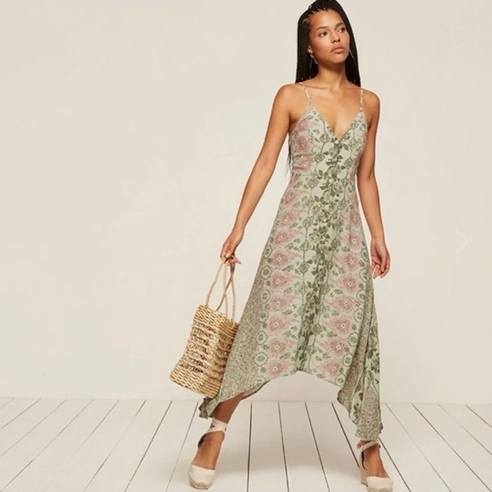 Reformation Savannah Midi Dress - Picture 1 of 7